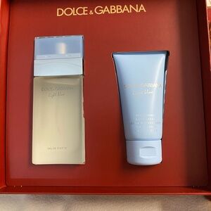 Dolce & Gabbana Light Blue Eau de Toilette and Body Cream Set NEW in Box
